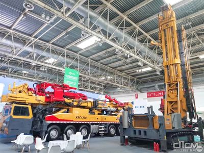 徐工XSC1300車載式深井鉆機等產品成為打卡點