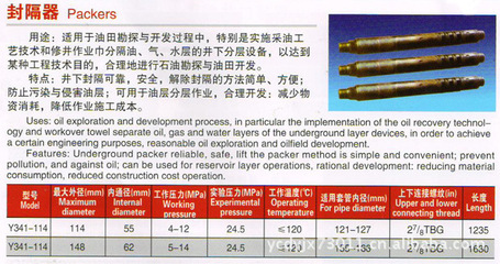 【封隔器、石油設備、井下分層設備】價格,廠家,圖片,其他石油鉆采機械,鹽城德宇機械制造有限公司